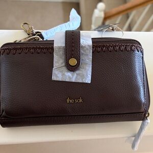 The Sak Dark Brown Leather Wallet